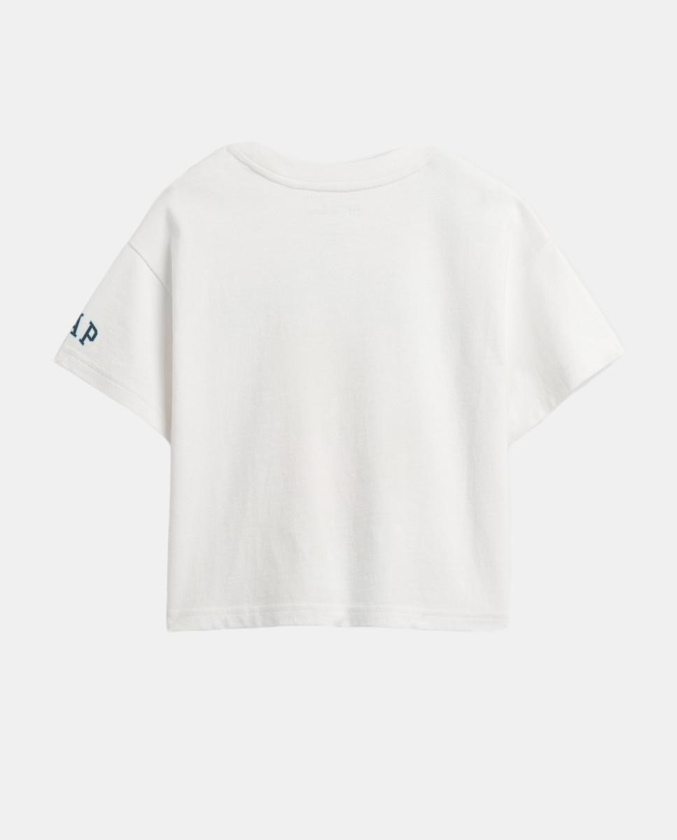 T-shirt Básica de Bebé com Estampado à Frente Winnie The Pooh Gap Branco-3