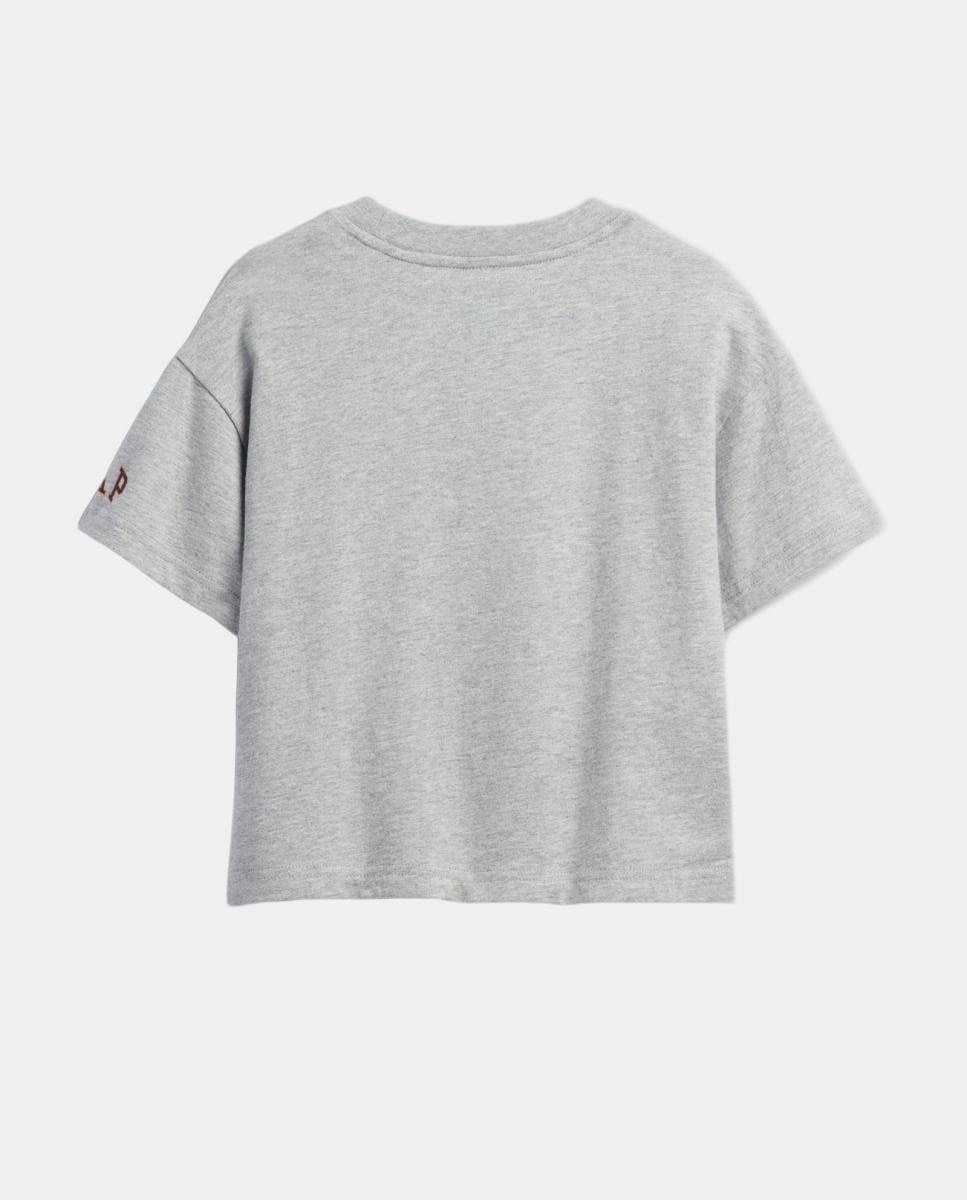 T-shirt Básica de Bebé com Estampado à Frente Winnie The Pooh Gap Cinzento-3