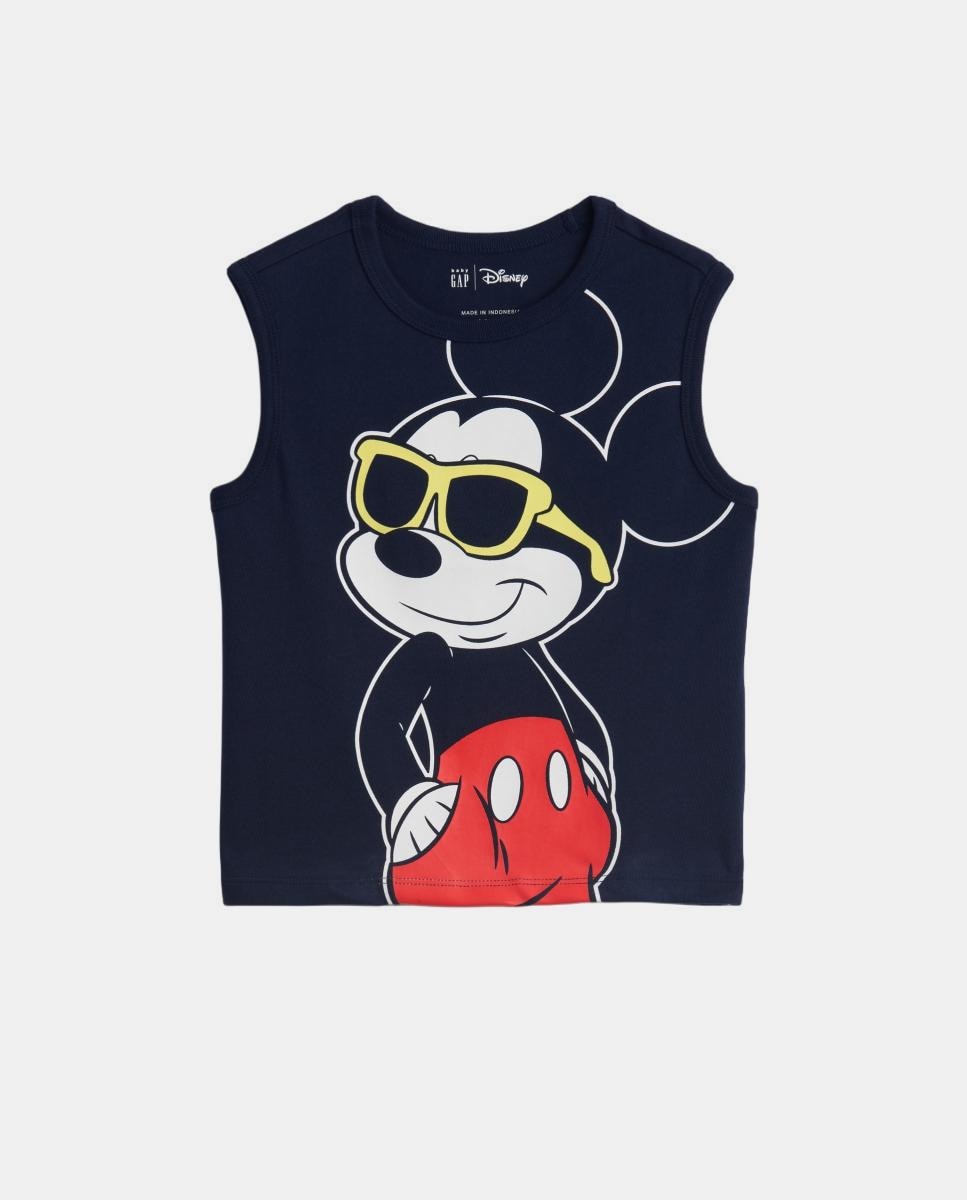 T-shirt de Bebé sem Mangas Personagens da Disney Gap Azul-marinho-1