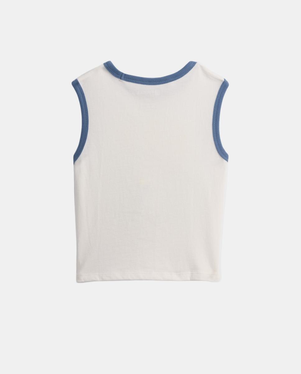 Camiseta de bebé sin mangas Personajes de Disney - Gap - Blanco Blanco-2