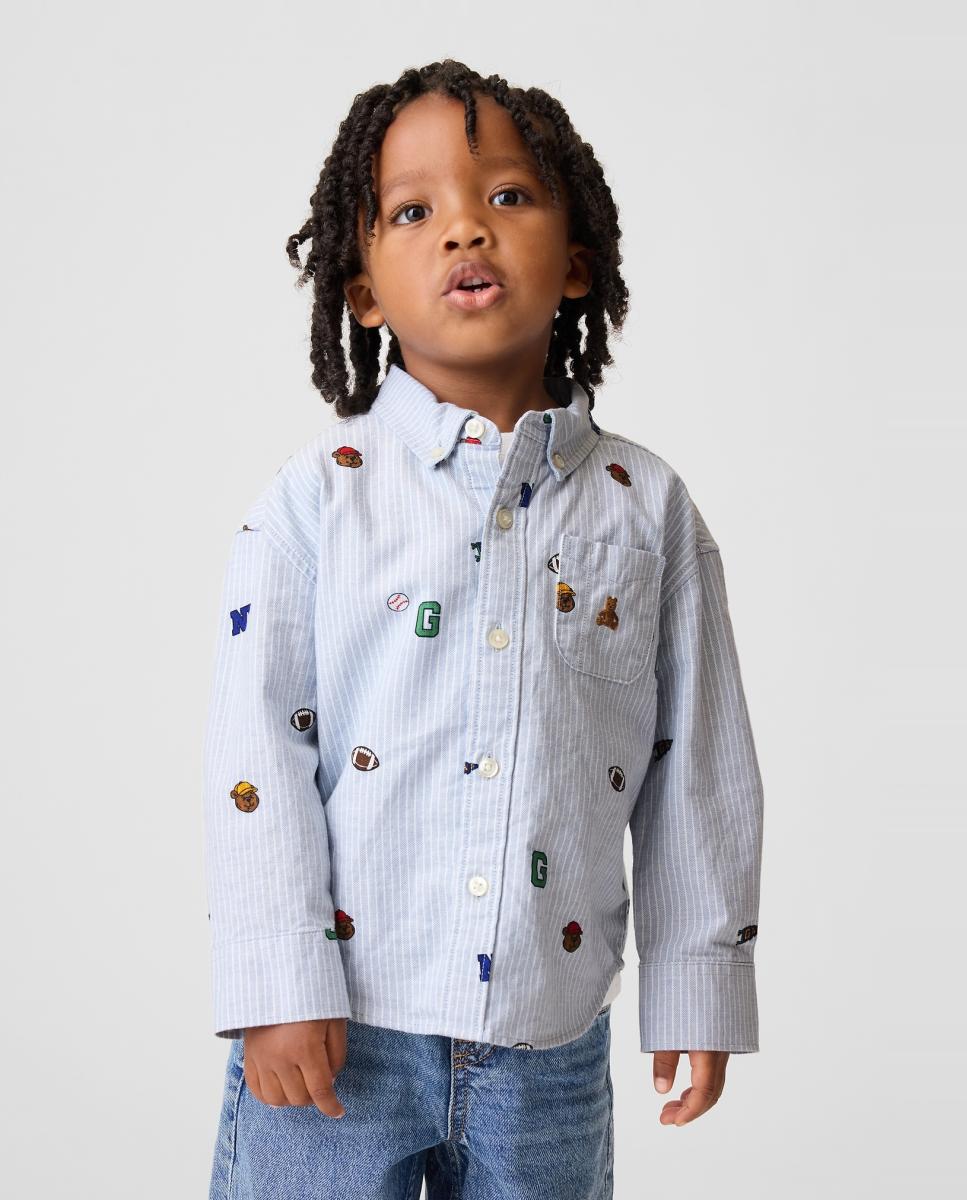 Imagem 0 de Camisa de Bebé com Manga Comprida e Estampado