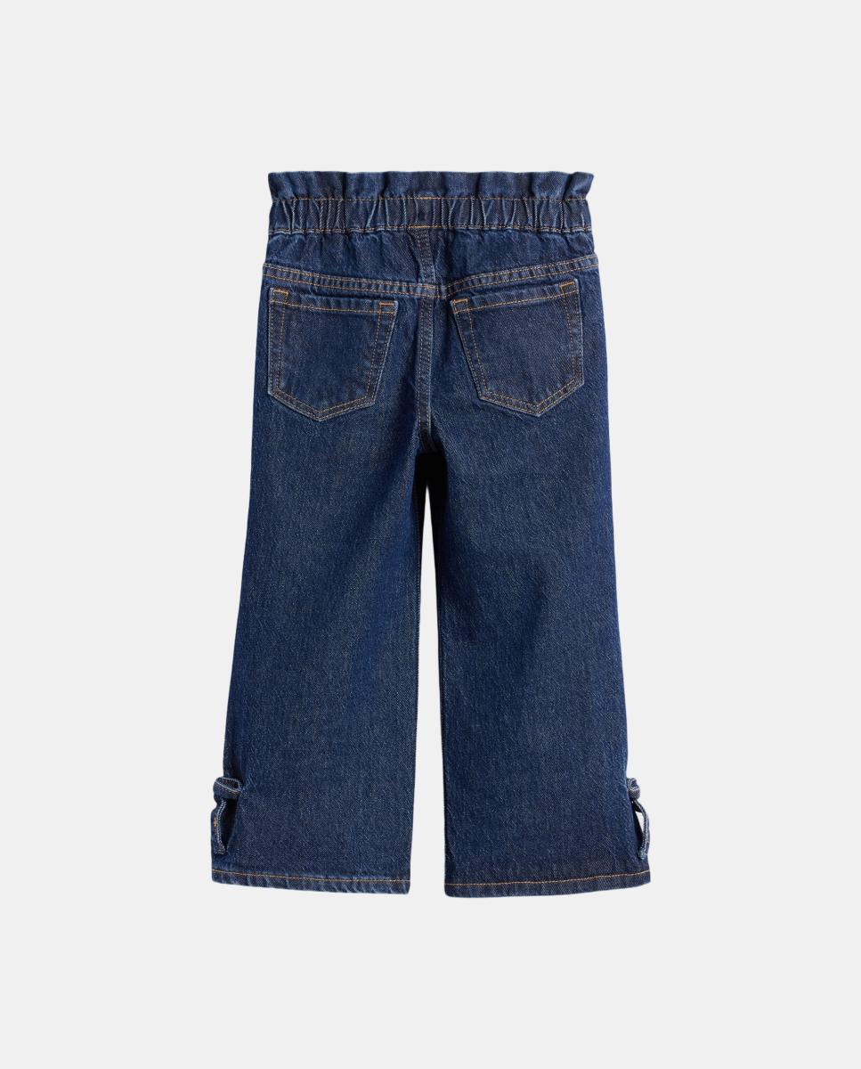 Jeggings de Bebé com Bolsos Azul-índigo-3