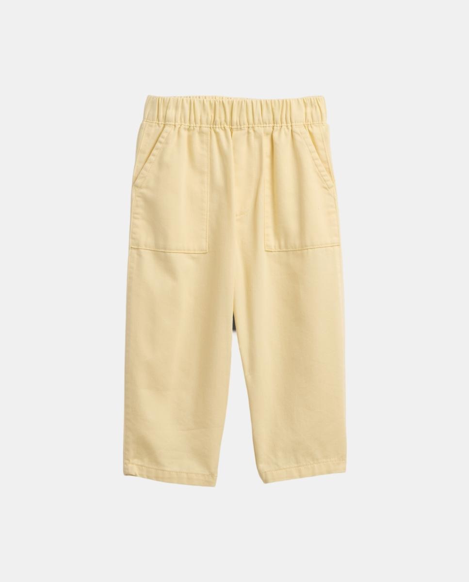 Pantalones barrel con bolsillos de bebé - Gap - Amarillo Amarillo-3