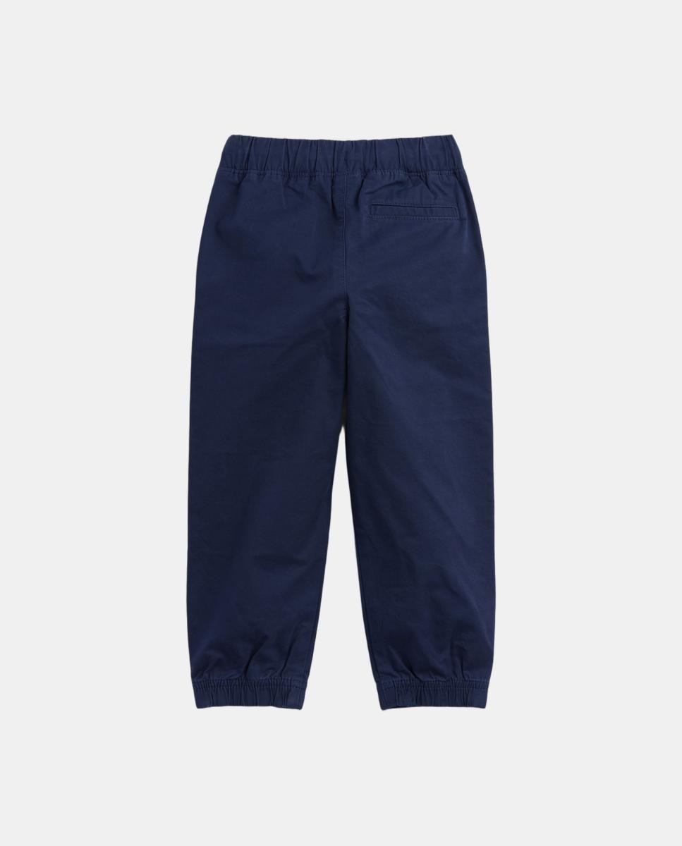 Pantalón jogger de bebé largo de algodón - Gap - Azul marino Azul marino-3