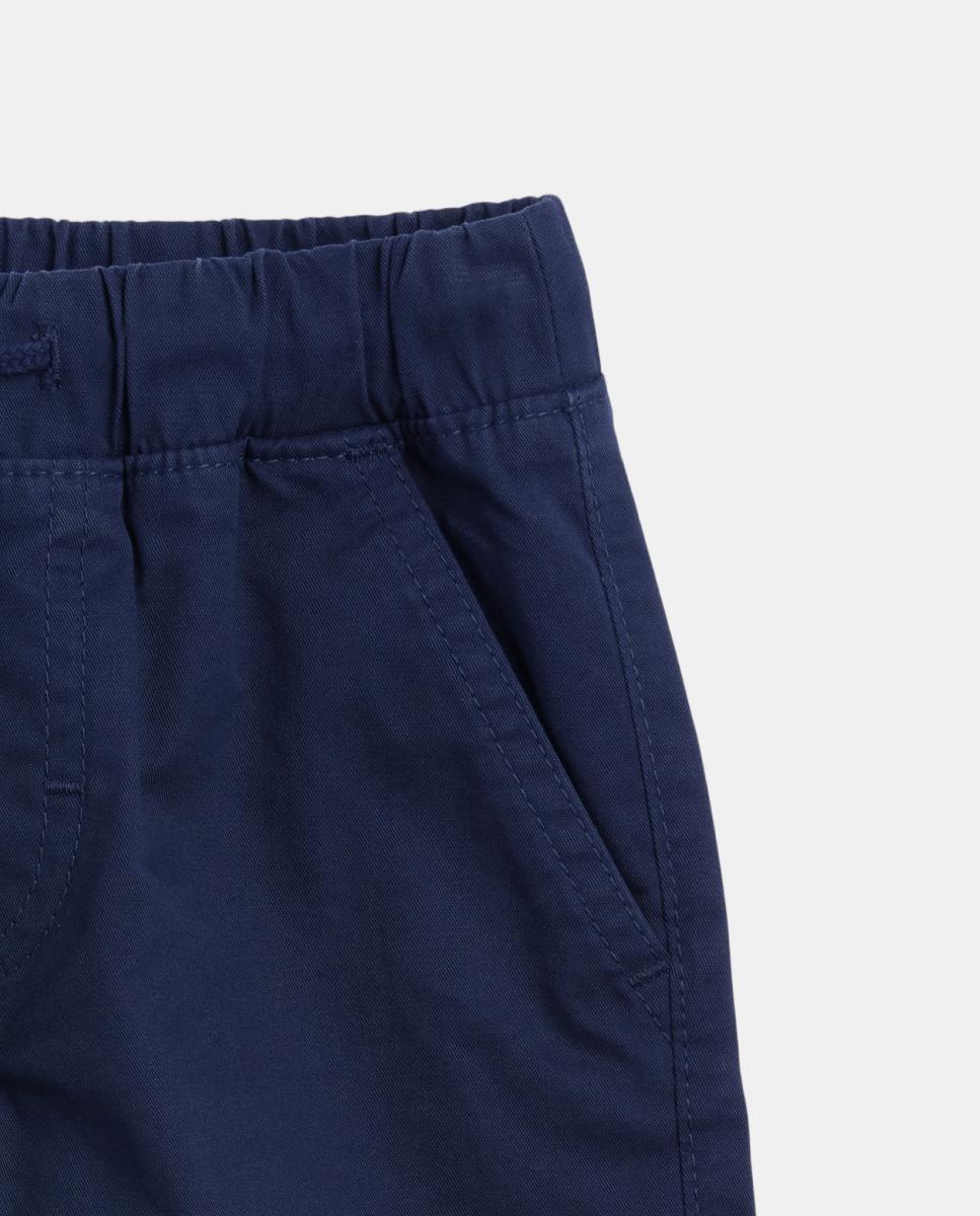 Pantalón jogger de bebé largo de algodón - Gap - Azul marino Azul marino-4