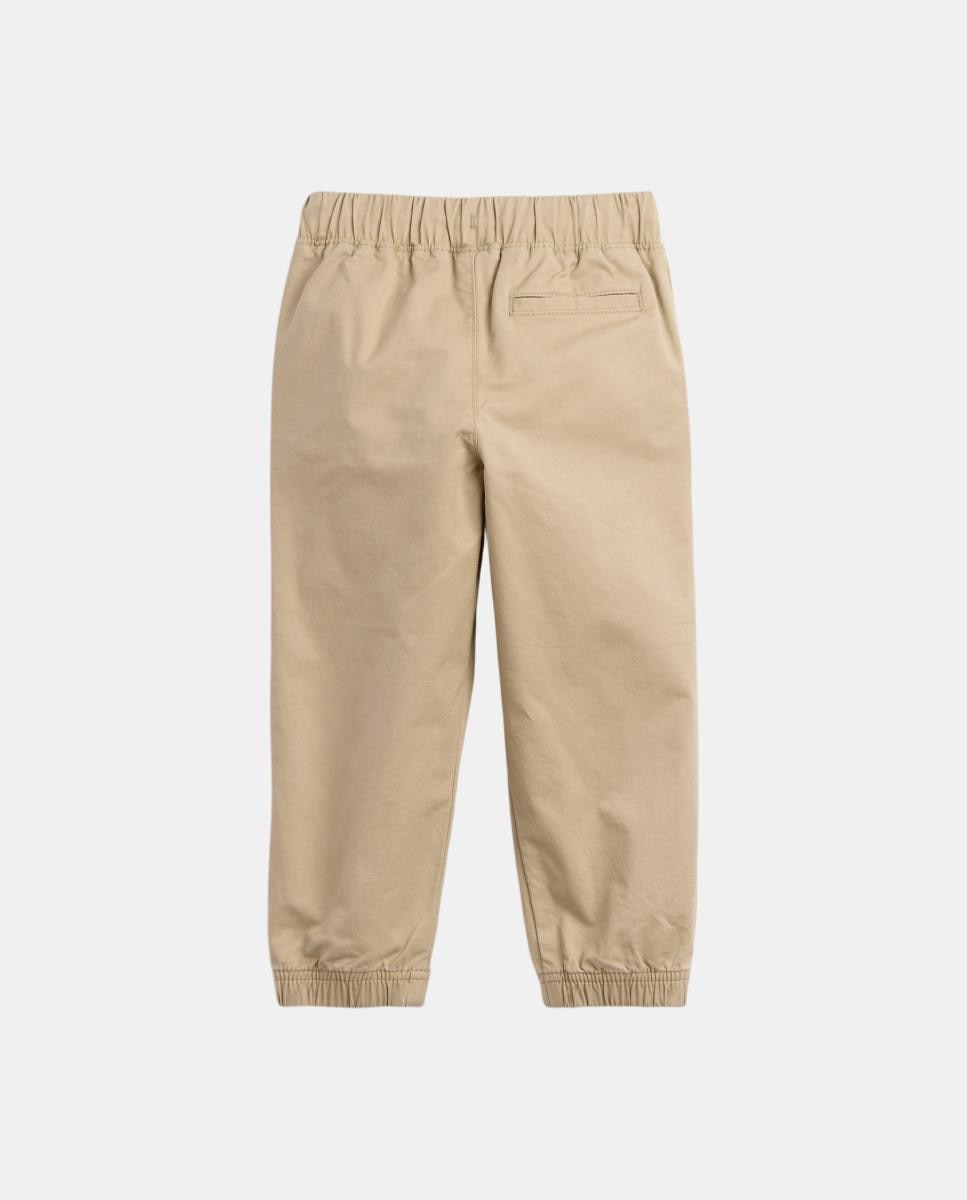 Pantalón jogger de bebé largo de algodón - Gap - Kaki Kaki-3