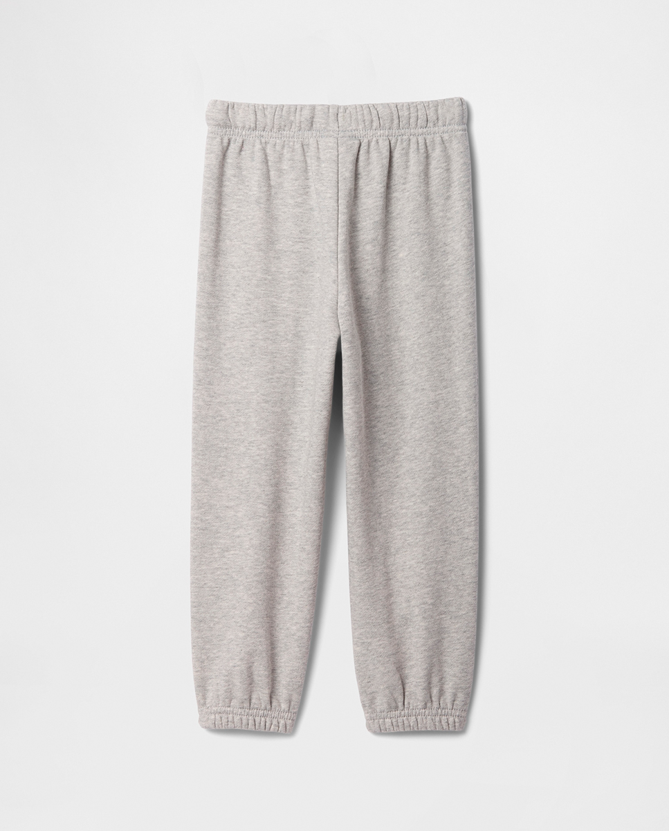Pantalón de bebé largo de punto logo - Gap - Gris claro Gris claro-5
