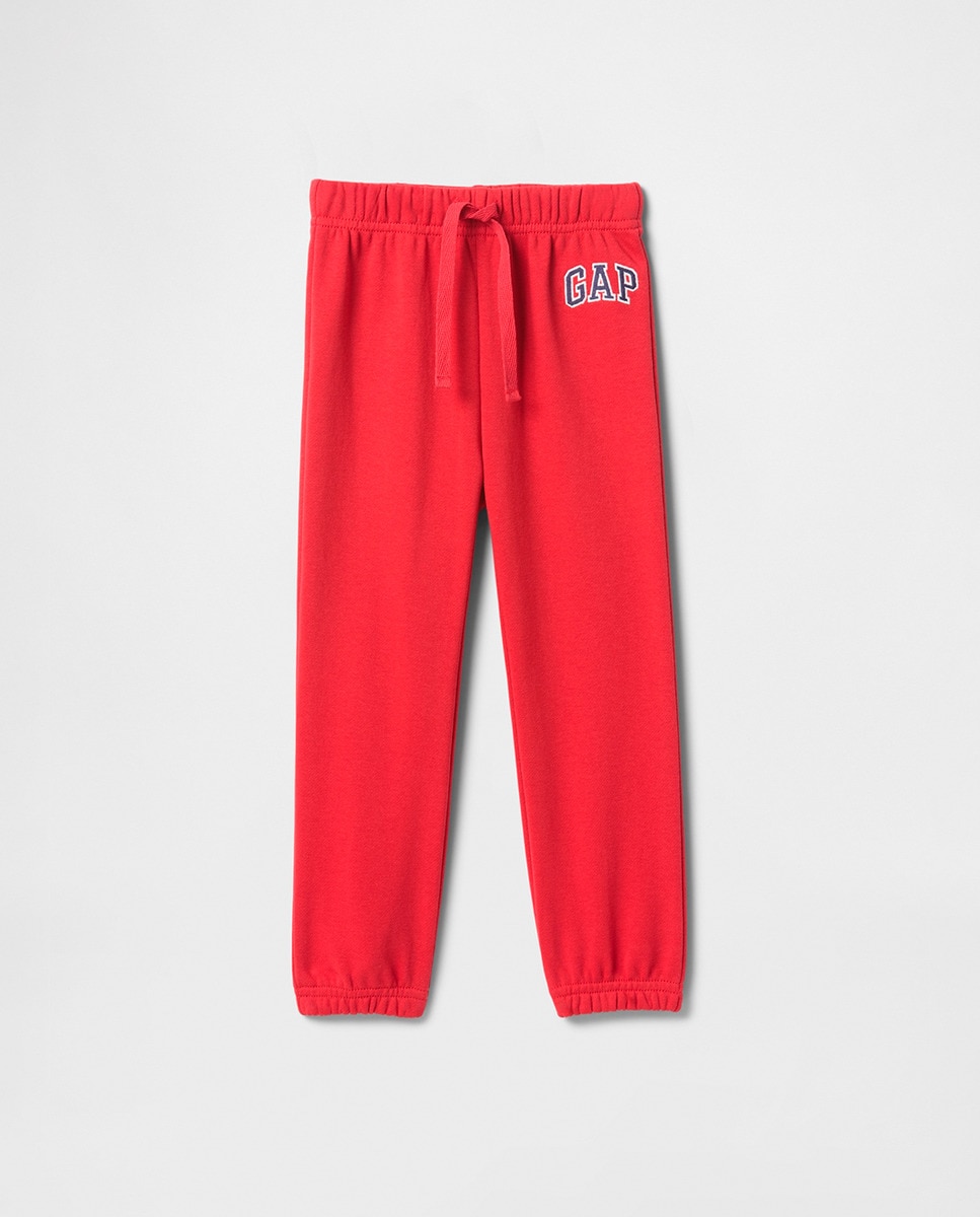Calças de Malha de Bebé com Logótipo Gap Vermelho-4