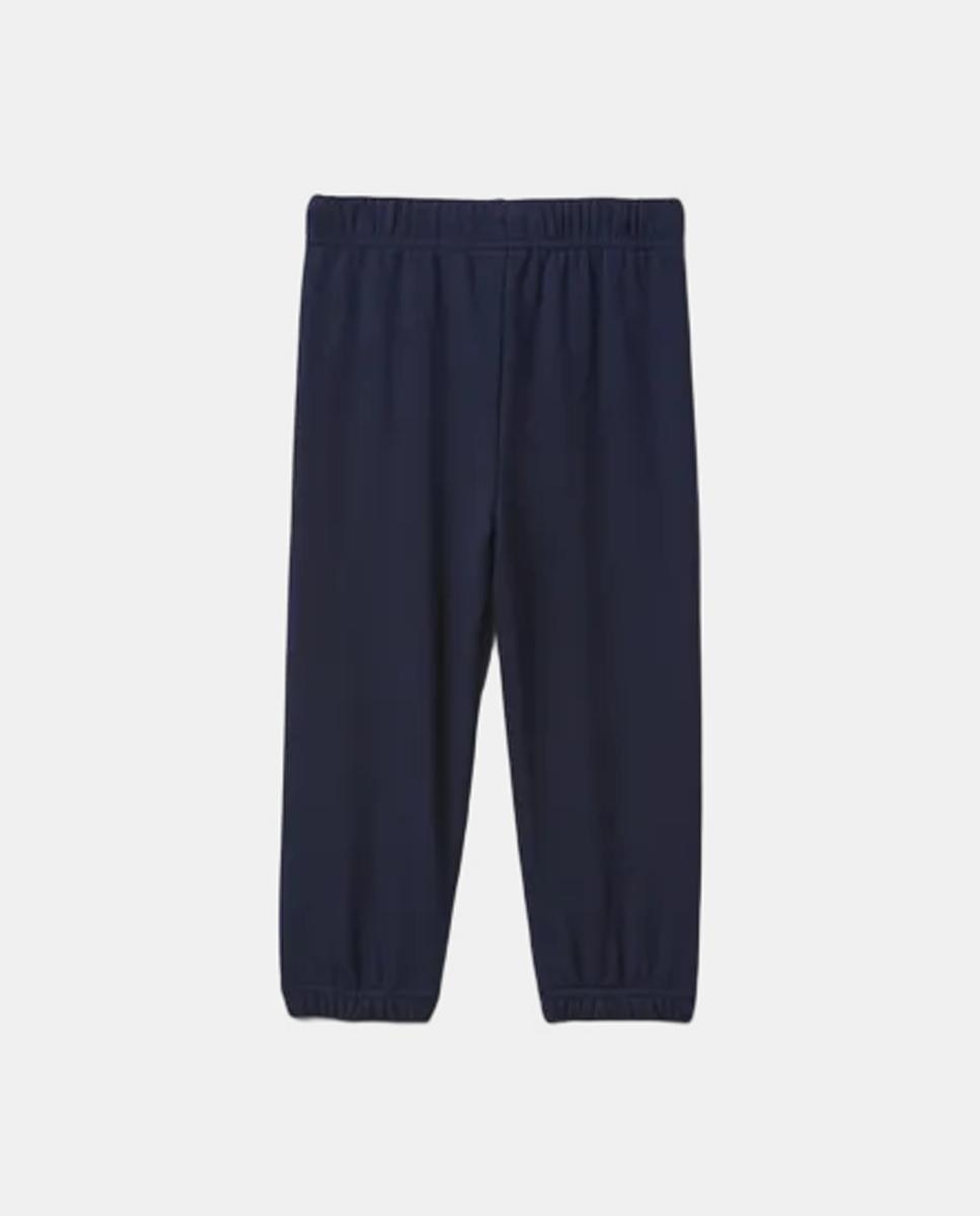 Calças de Malha de Bebé com Logótipo Azul-marinho-2