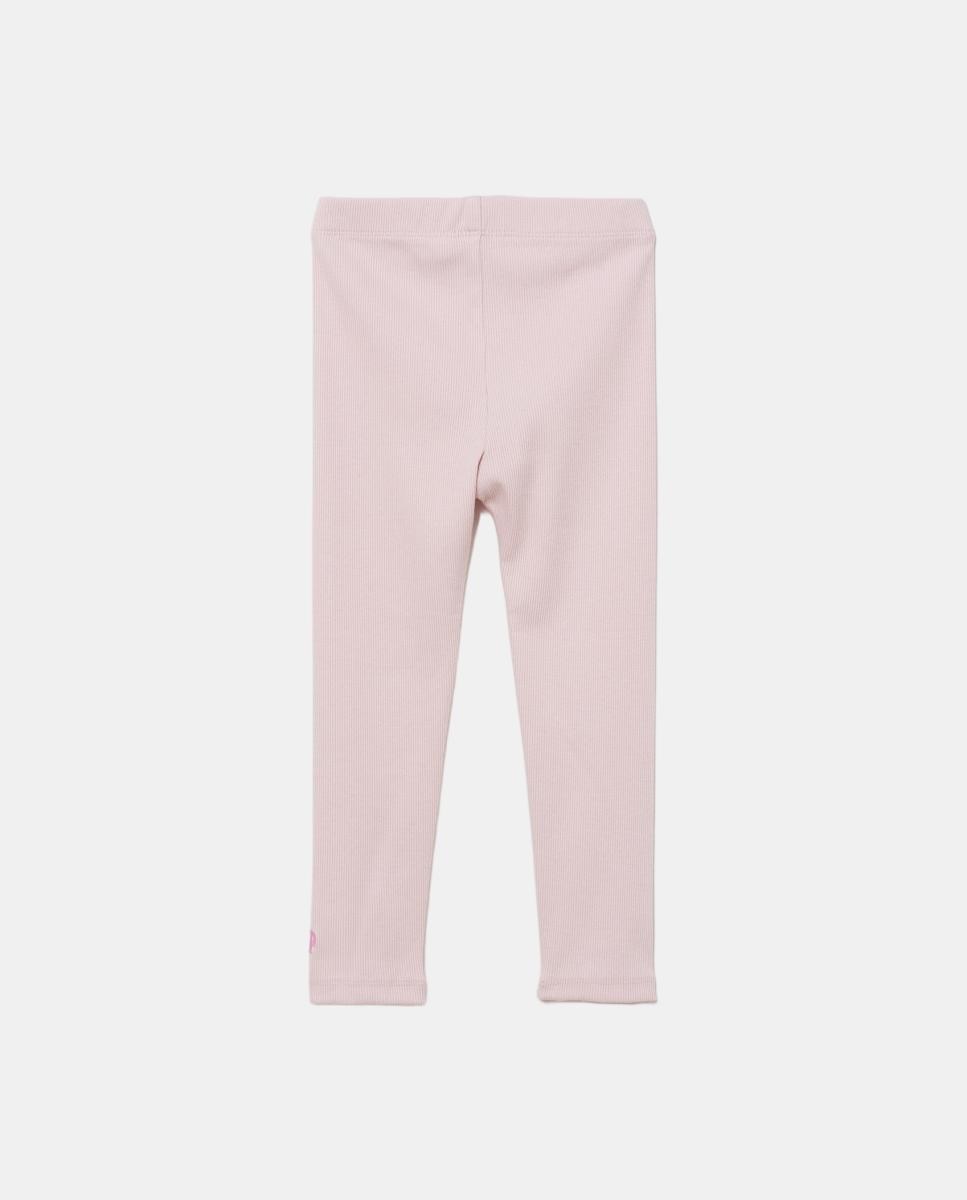 Leggins de canalé con cinturilla elástica de bebé - Gap - Amarillo Rosa-2