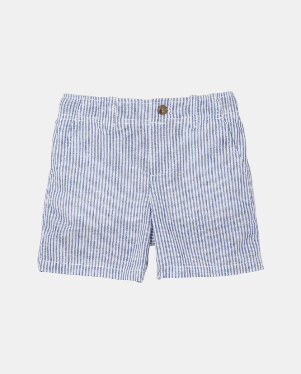 Imagem 0 de Calções de Linho Lisos de Bebé