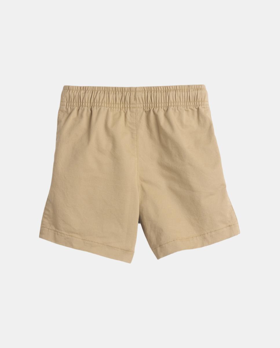 Pantalones cortos de sarga lisa de bebé - Gap - Kaki Kaki-2