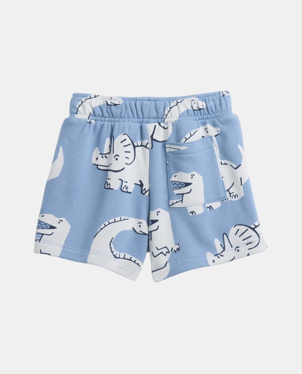 Short de felpa con estampado fantasía de bebé - Gap - Azul celeste Azul celeste-2