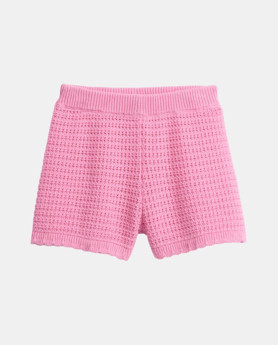 Calções de Bebé com Cintura Elástica de Malha Gap Rosa-2