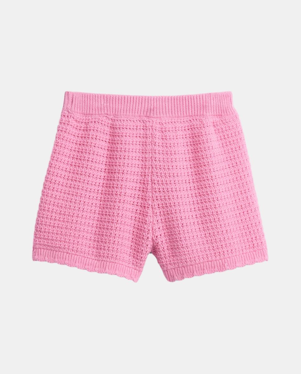 Calções de Bebé com Cintura Elástica de Malha Gap Rosa-3
