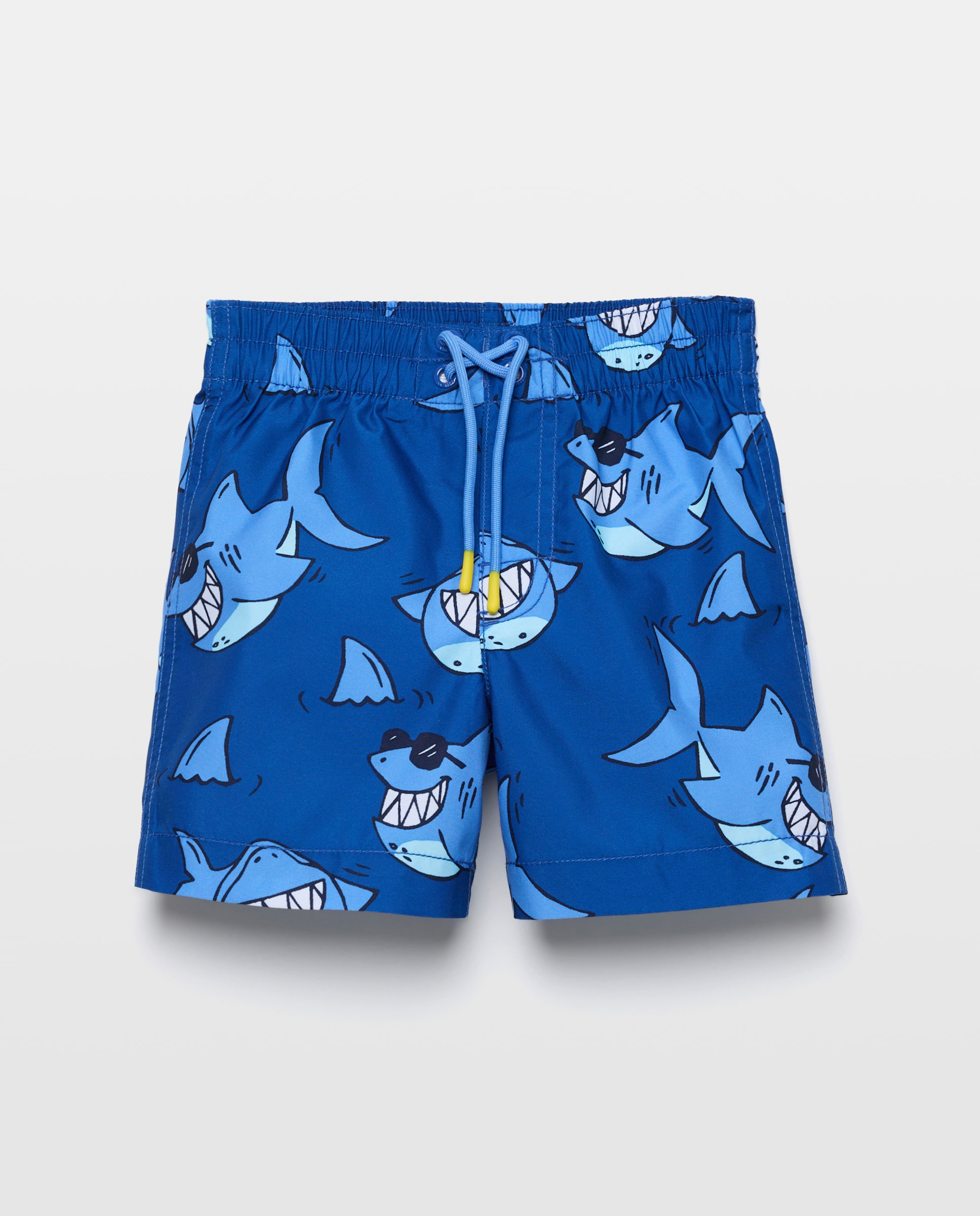 Fato de Banho de Bebé com Estampado de Tubarões Gap Azul-1