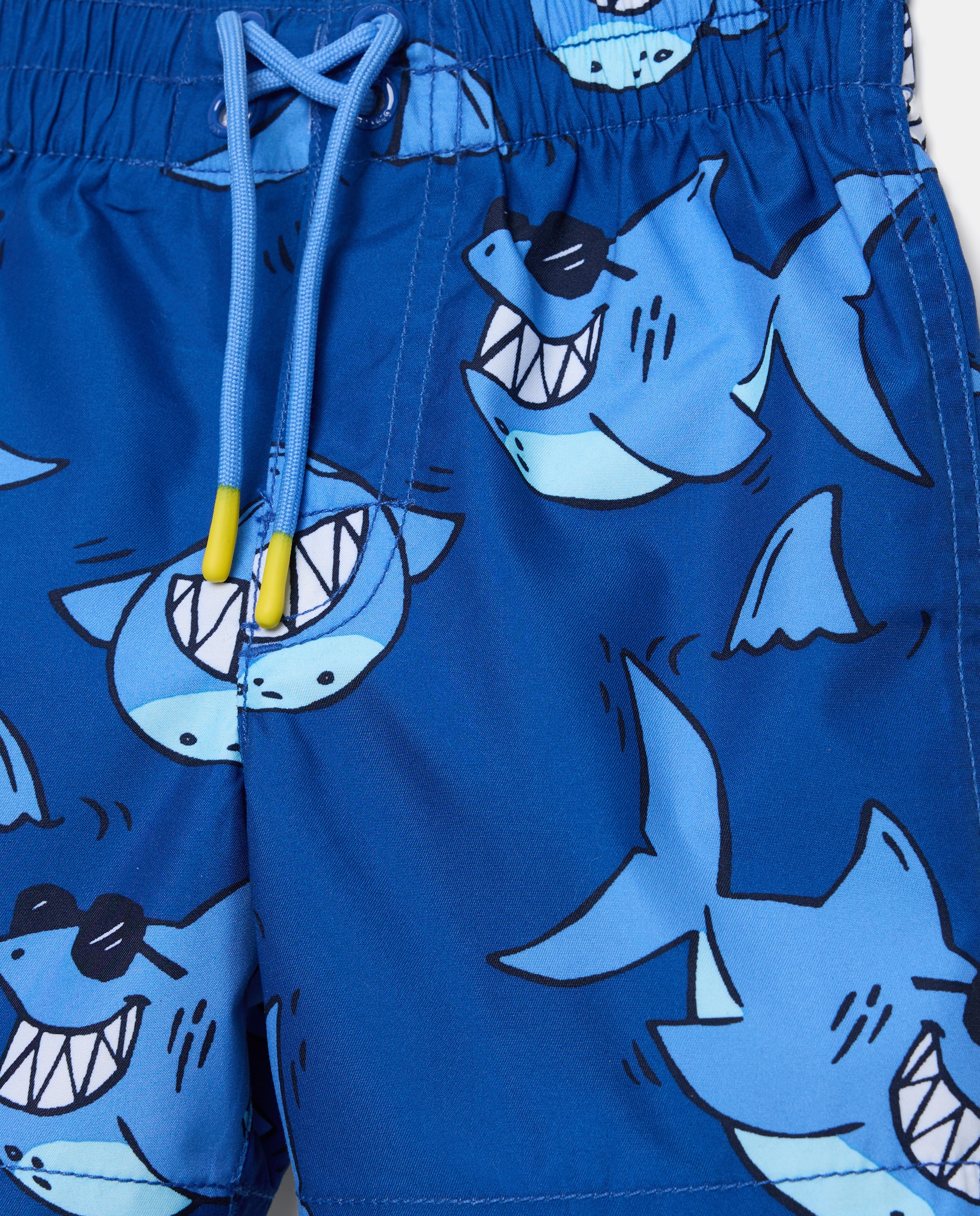 Fato de Banho de Bebé com Estampado de Tubarões Gap Azul-3