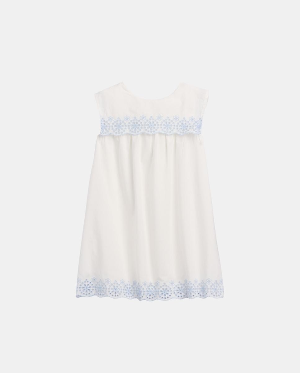 Vestido sem Mangas com Gola Estilo Marinheiro Gap Branco-2