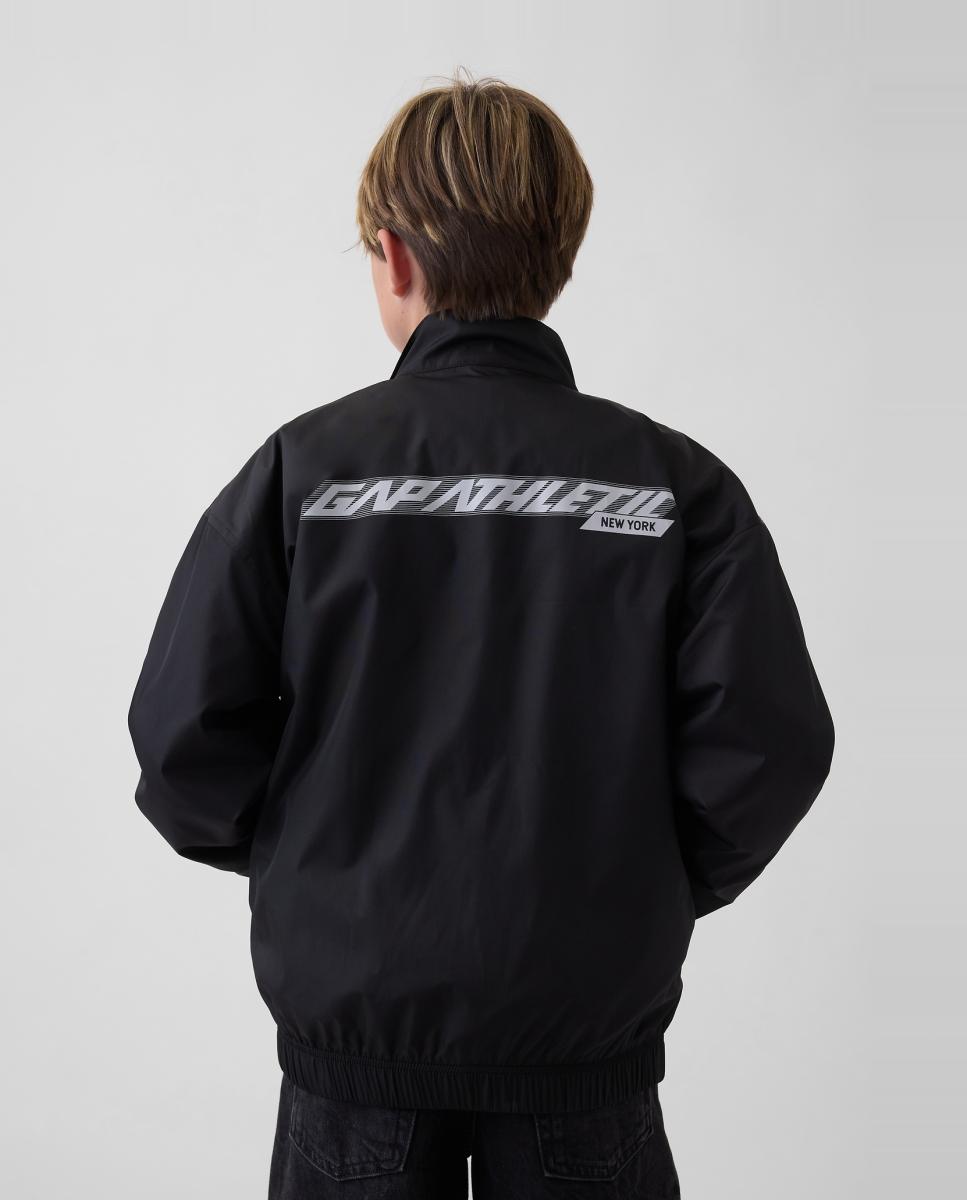 Casaco Corta-Vento Relaxed Fit Gap Preto-3