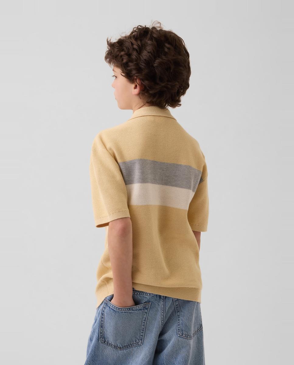 Polo básico relaxed fit de niño - Gap - Amarillo Amarillo-3