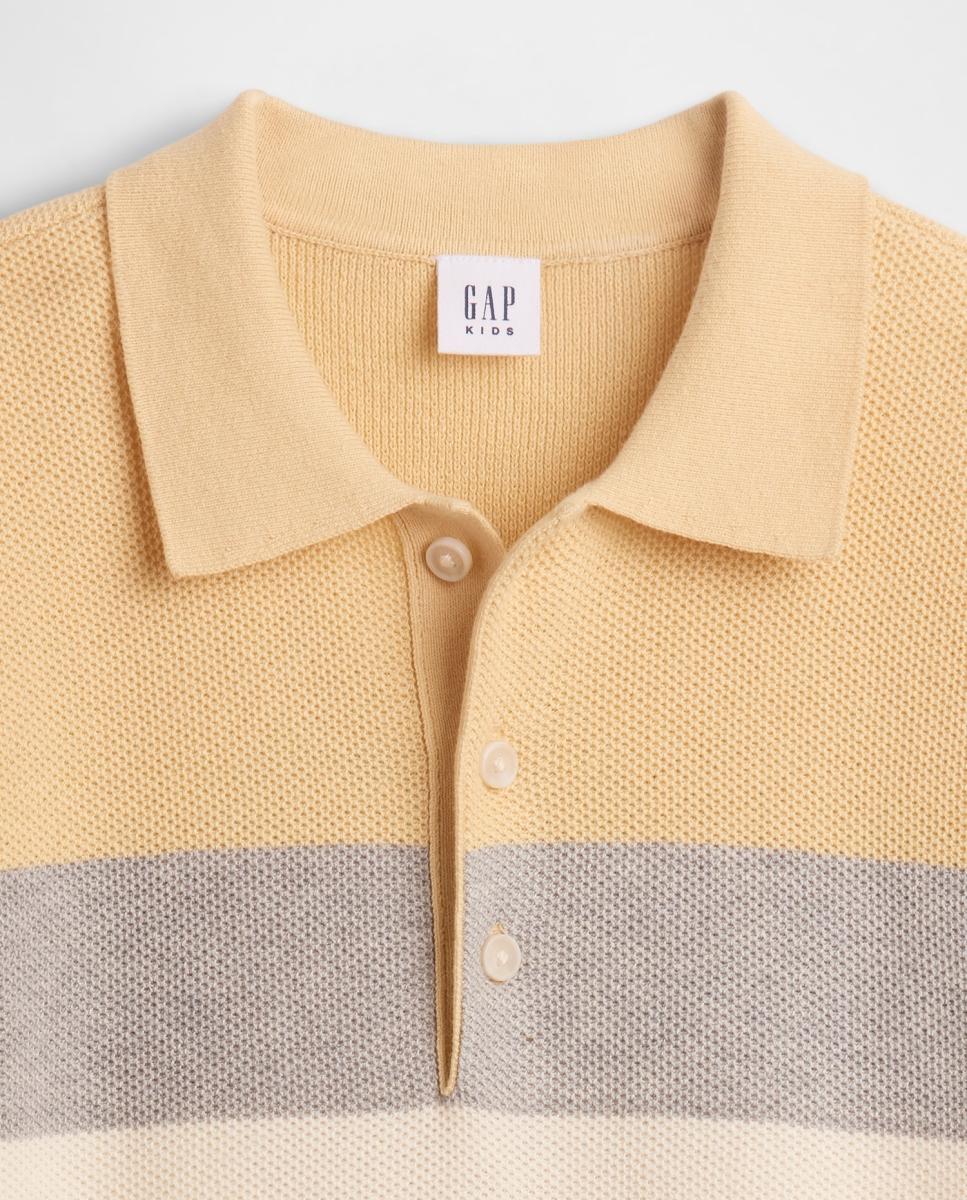 Polo básico relaxed fit de niño - Gap - Amarillo Amarillo-4