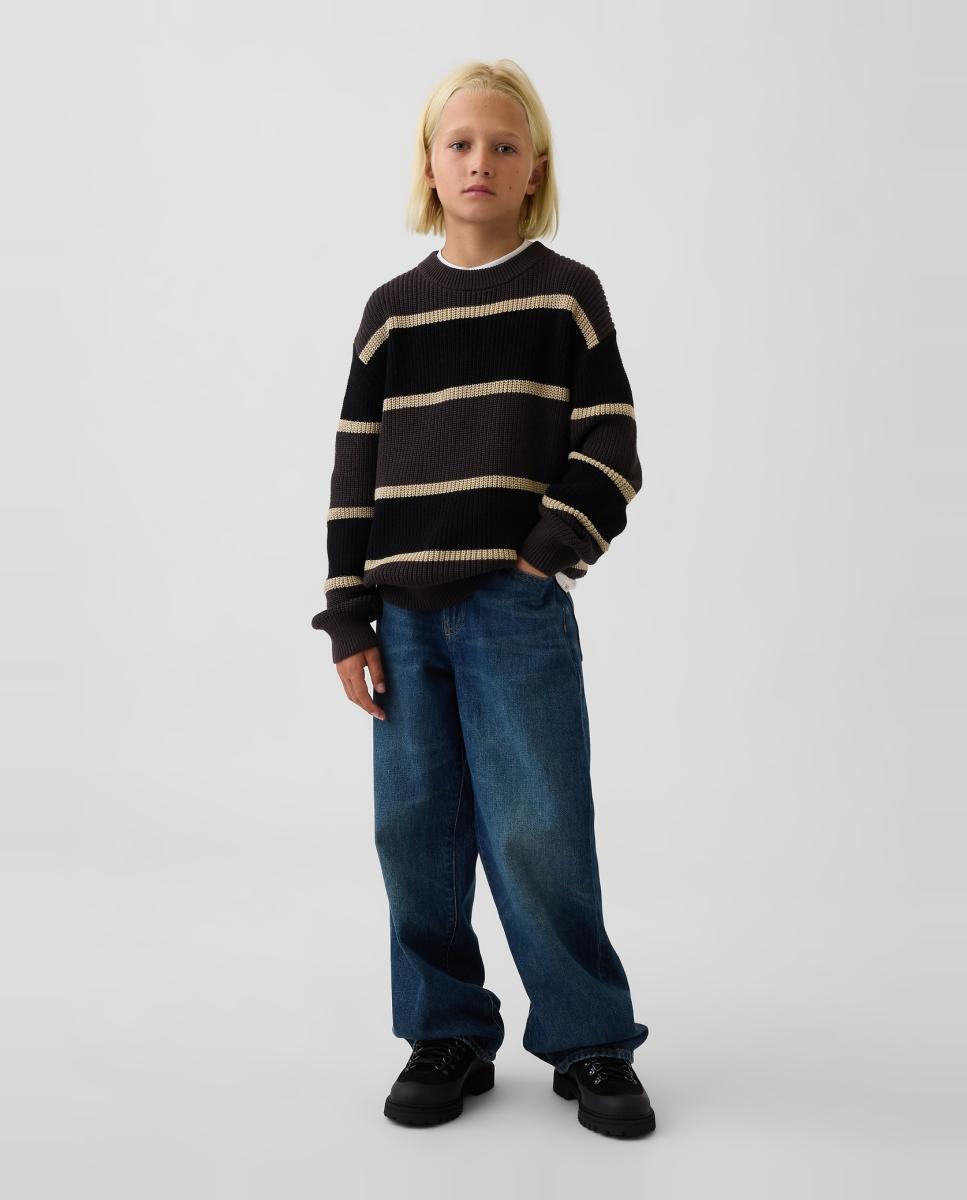 Jersey de niño básico manga larga - Gap - Marrón Marrón-4