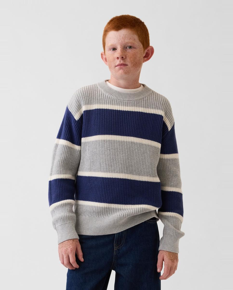 Jersey de niño básico manga larga - Gap - Azul Azul-1