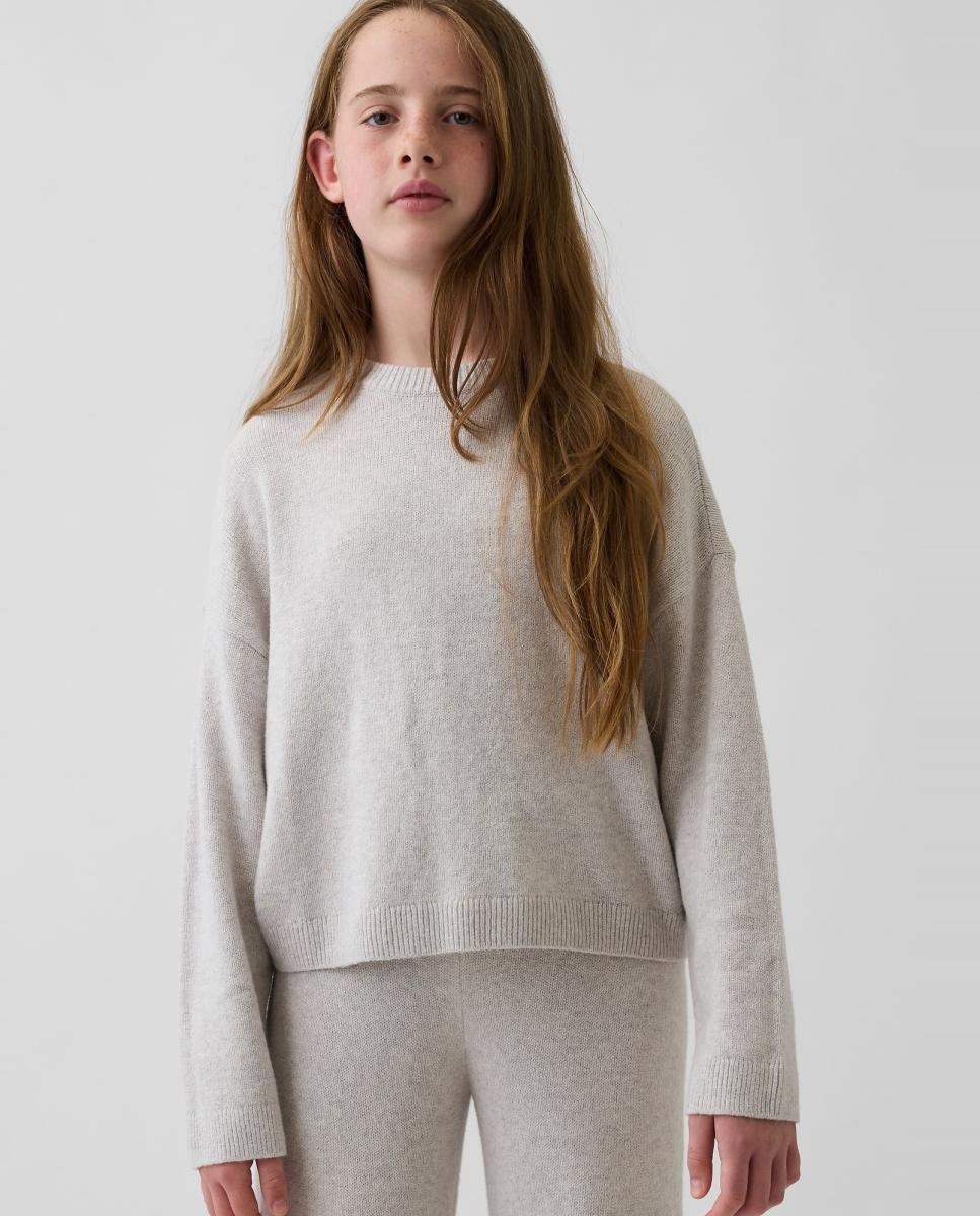Imagem 0 de Camisola de Malha Oversize com Manga Comprida