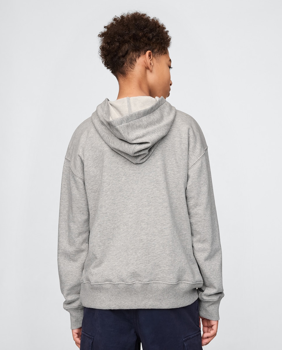 Imagen 3 de Sudadera unisex cerrada con logo - Gap - Gris claro Gris claro