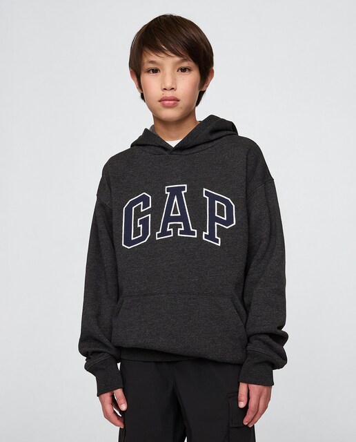 Imagem 0 de Sweatshirt com capuz e logótipo à frente