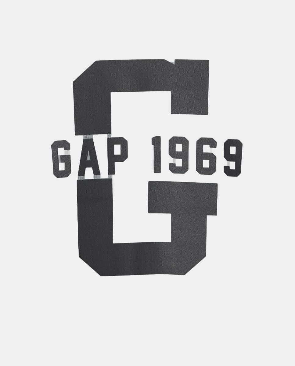 Sweatshirt com Decote Redondo e Estampado Cinzento-3