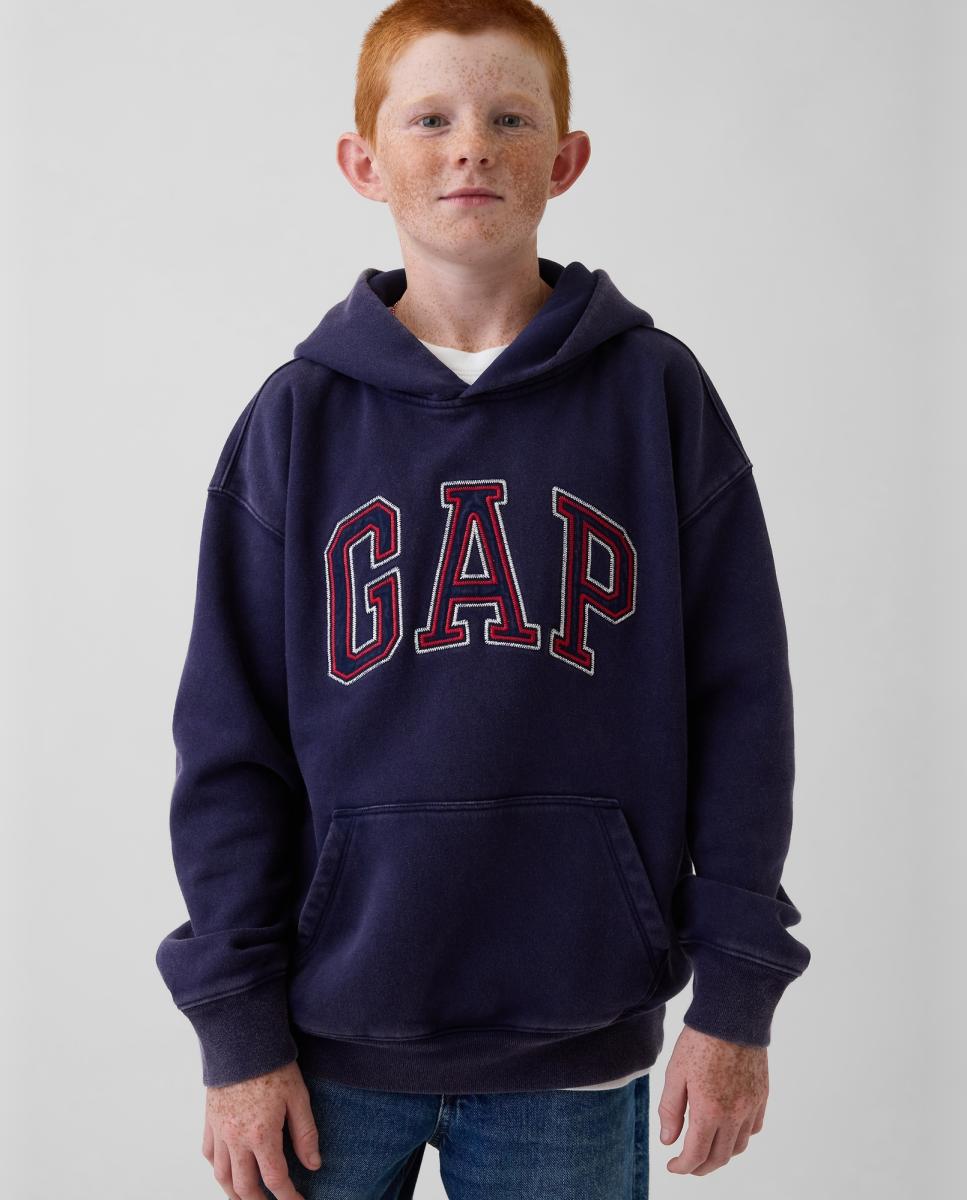 Imagem 0 de Sweatshirt de Felpa com Capuz e Logótipo à Frente