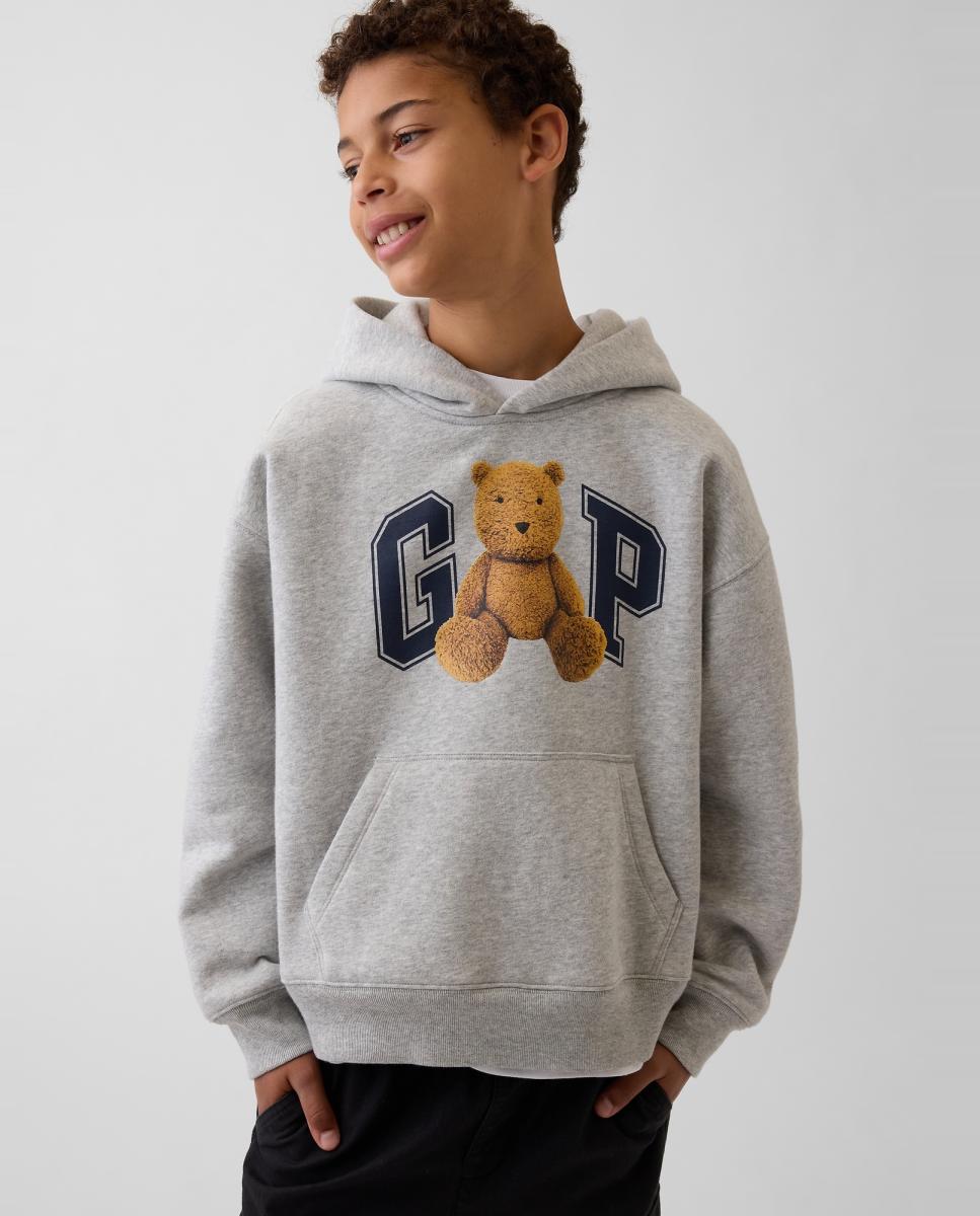 Sudadera de niño básica cerrada - Gap - Gris Gris-1