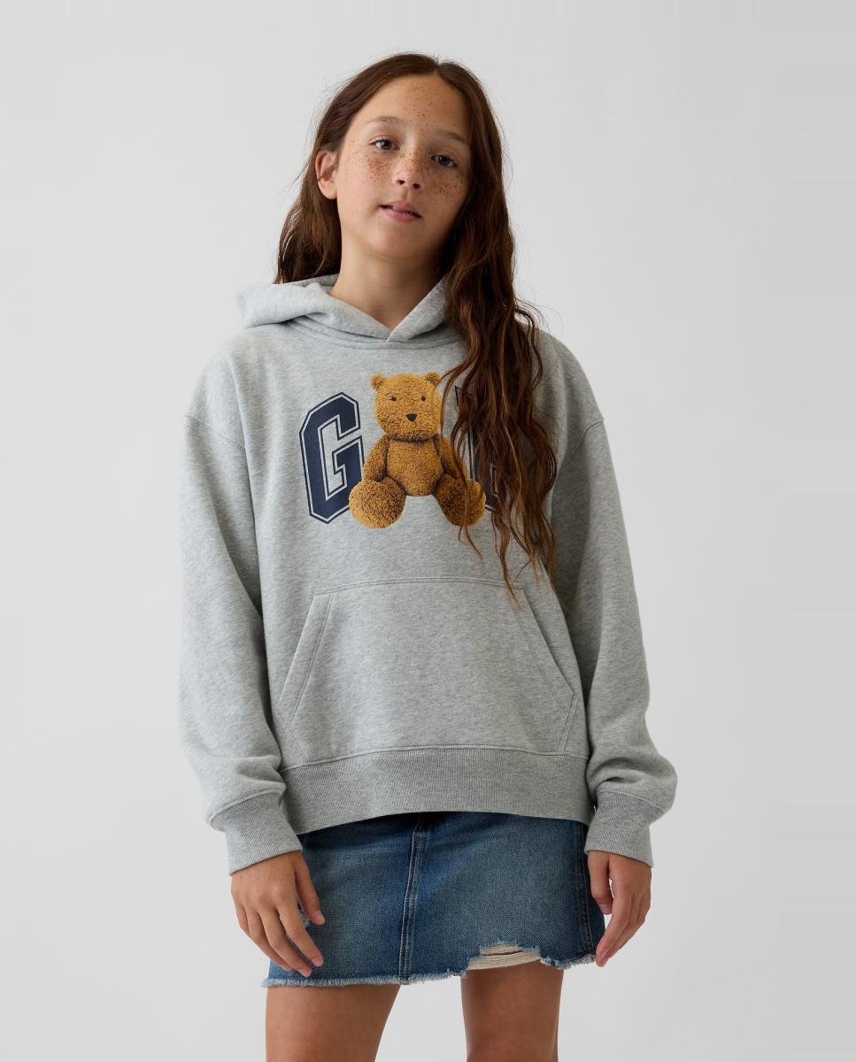 Sudadera de niño básica cerrada - Gap - Gris Gris-2