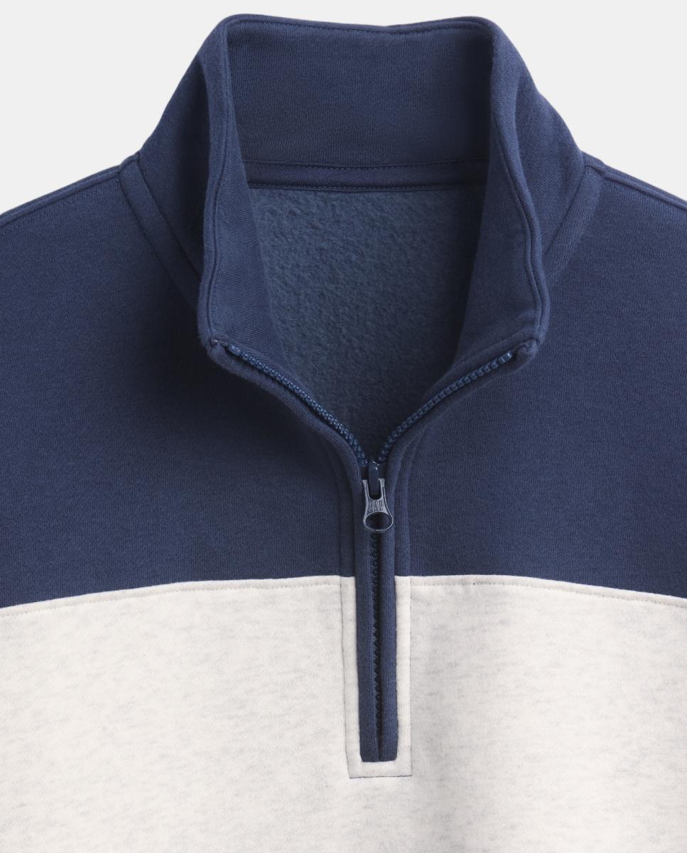 Sweatshirt Básica Relaxed Fit Azul-marinho-4