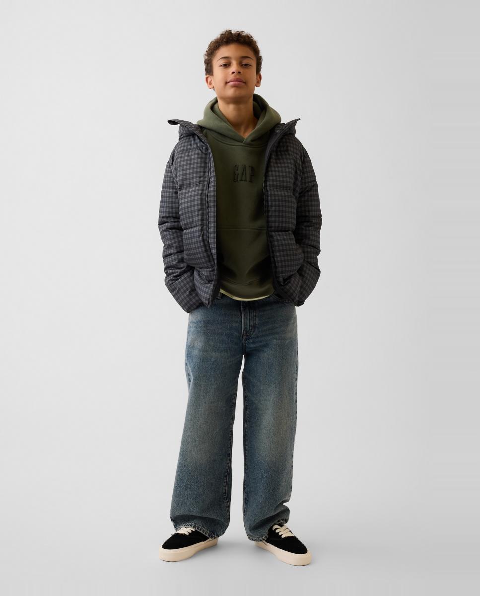 Sweatshirt com Capuz e Bolso Canguru Verde-4