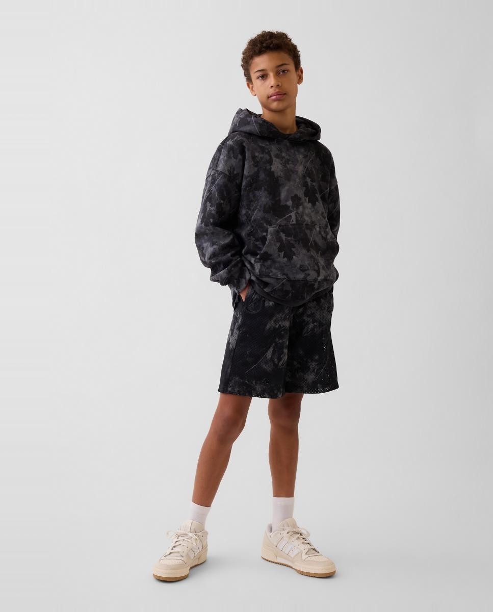 Sweatshirt com Capuz e Bolso Canguru Preto-5