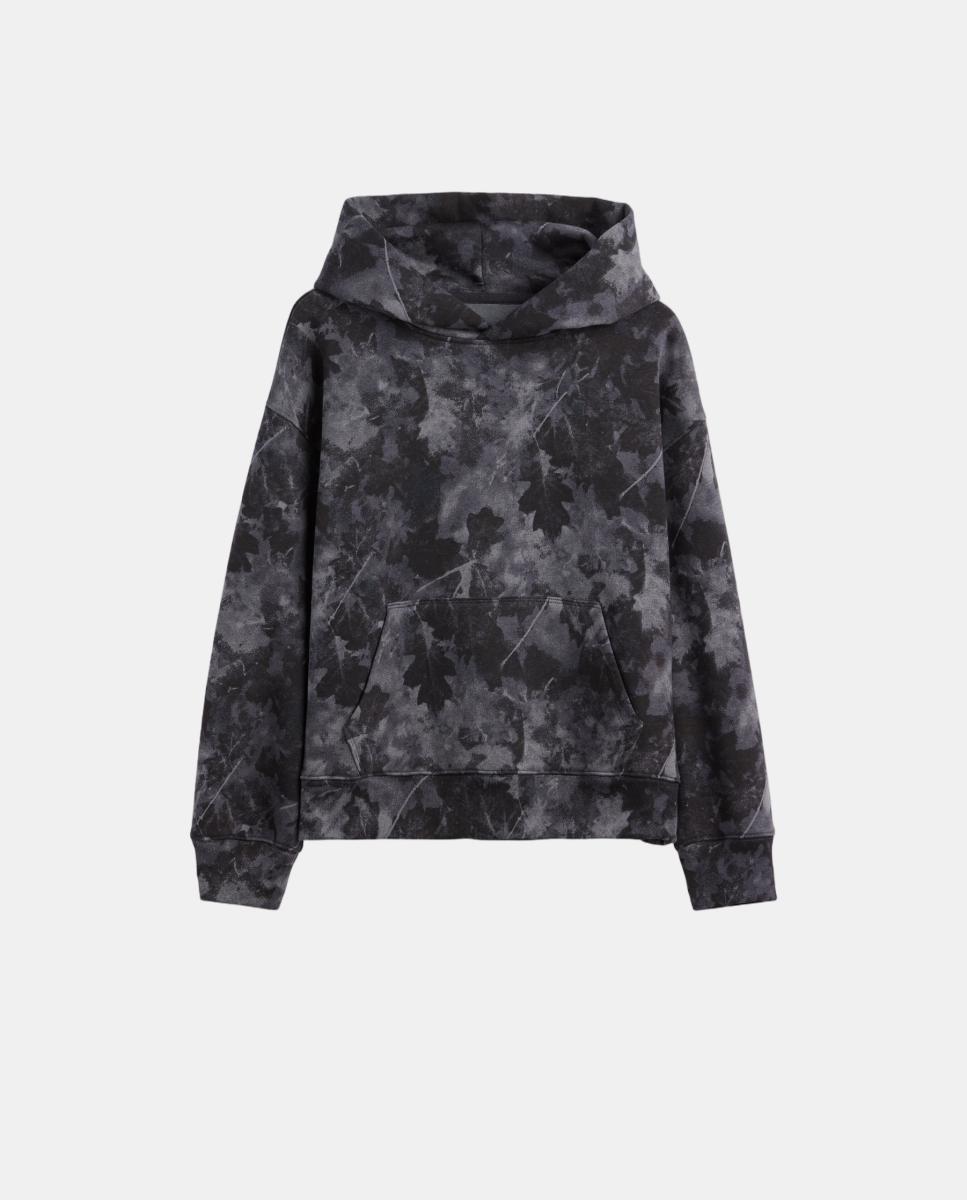 Sweatshirt com Capuz e Bolso Canguru Preto-6