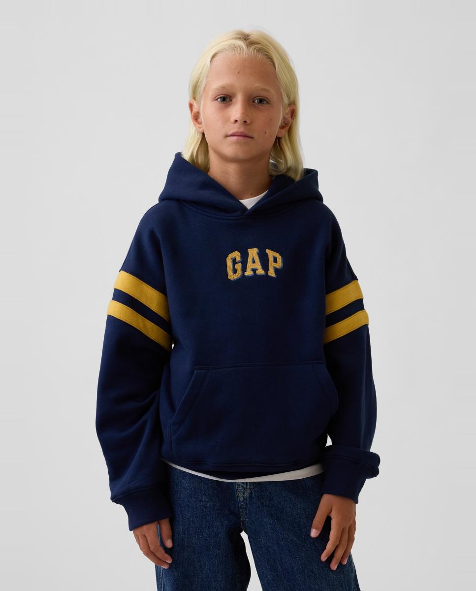 Sudadera de niño con capucha y bolsillo delantero - Gap - Azul marino Azul marino-1