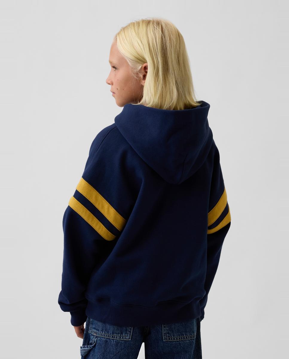 Sudadera de niño con capucha y bolsillo delantero - Gap - Azul marino Azul marino-2