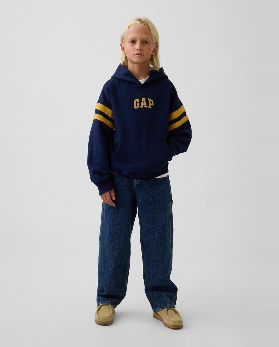 Sudadera de niño con capucha y bolsillo delantero - Gap - Azul marino Azul marino-3