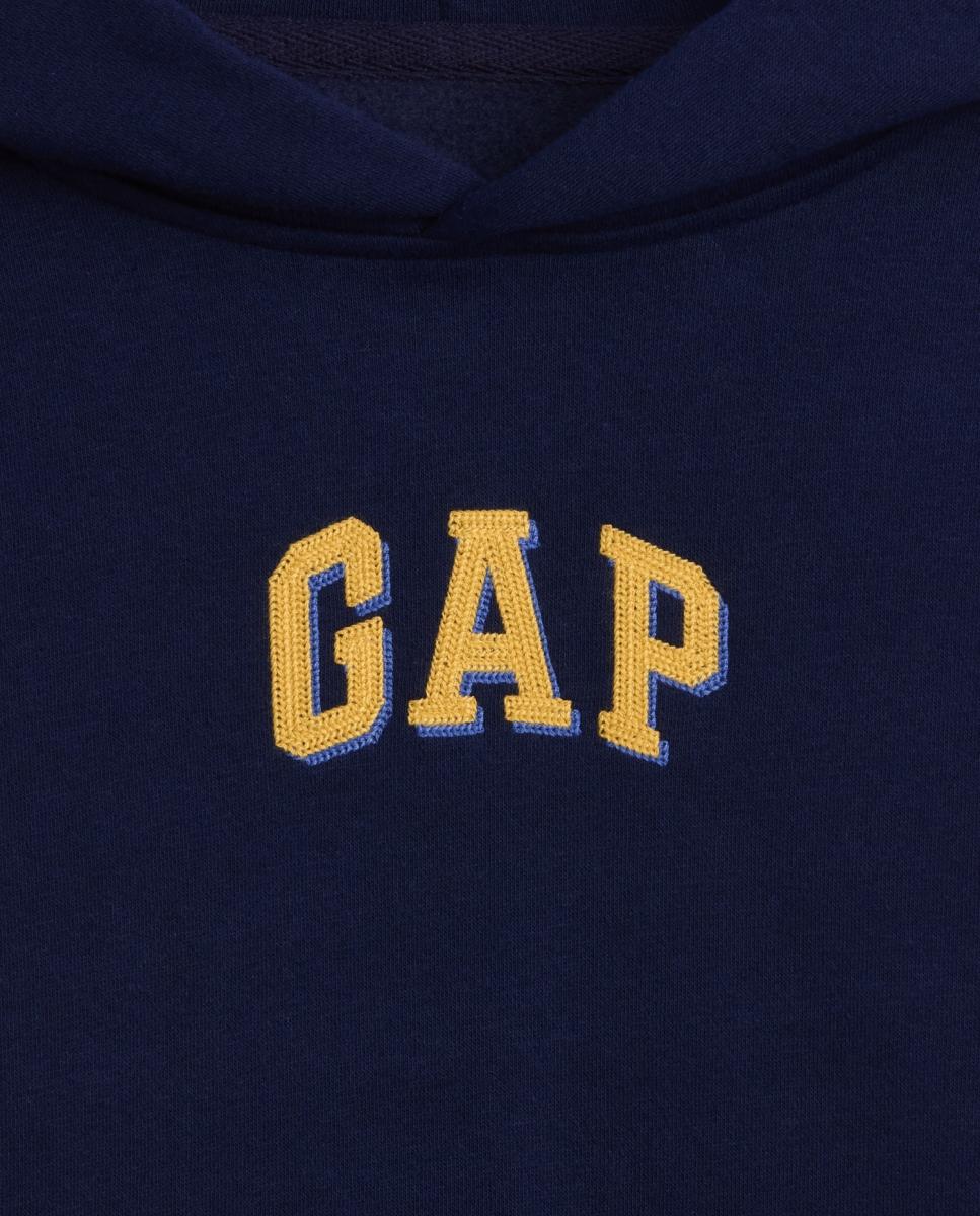 Sudadera de niño con capucha y bolsillo delantero - Gap - Azul marino Azul marino-5