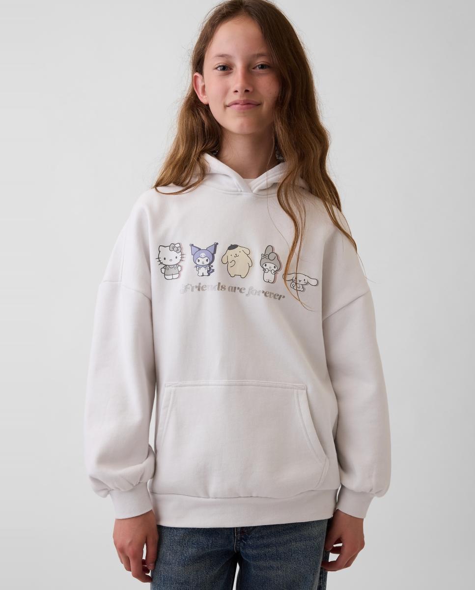 Sudadera de niña básica cerrada con capucha - Gap - Natural Natural-1
