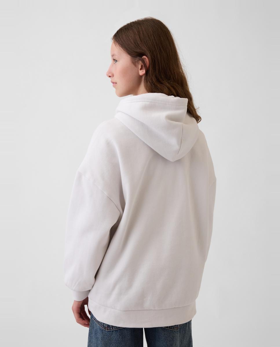 Sudadera de niña básica cerrada con capucha - Gap - Natural Natural-2