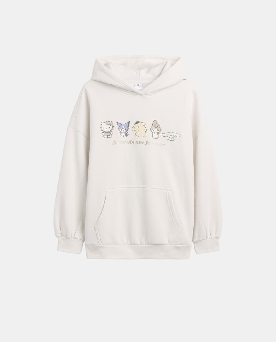 Sudadera de niña básica cerrada con capucha - Gap - Natural Natural-4