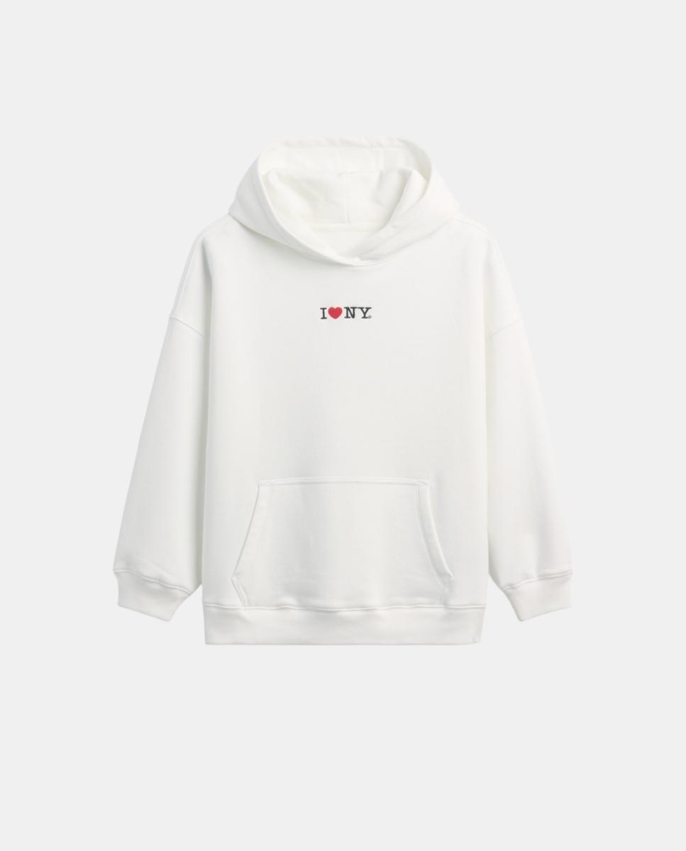 Sudadera de niña de manga larga y capucha - Gap - Blanco Blanco-6