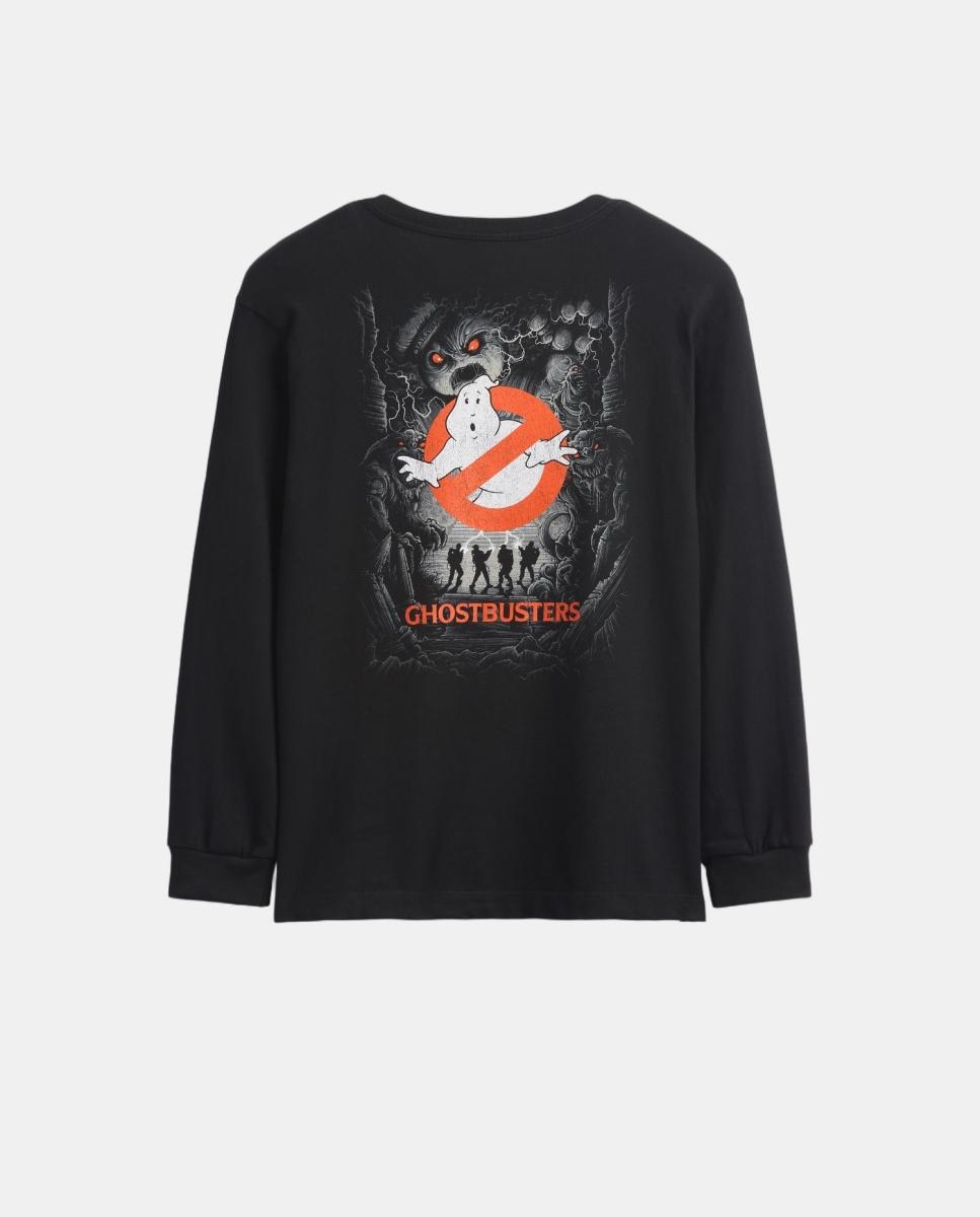 Camiseta de niño básica manga larga - Gap - Negro Negro-2