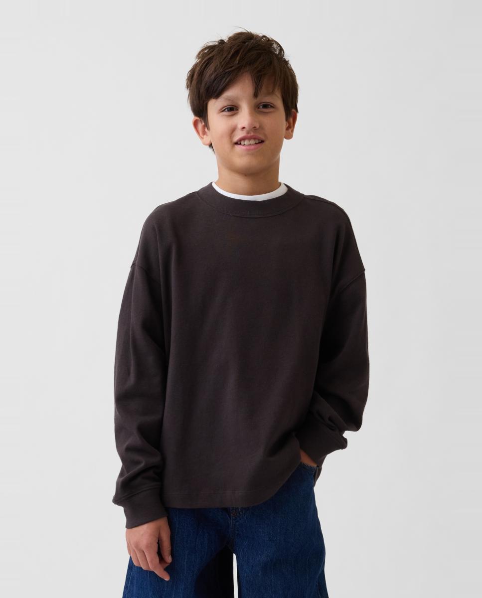 Imagem 0 de Camisola Básica Oversize com Manga Comprida