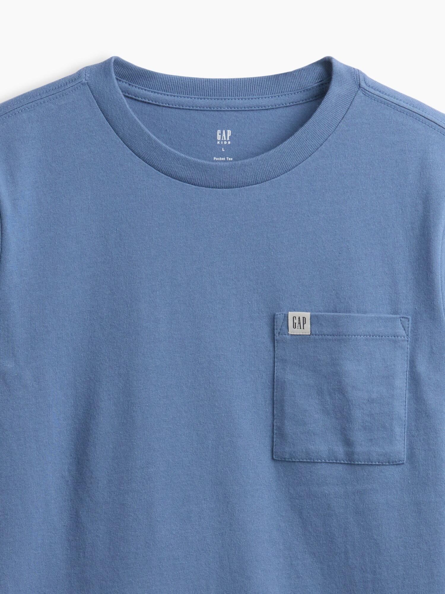 Camiseta de niño básica manga larga - Gap - Azul Azul-3