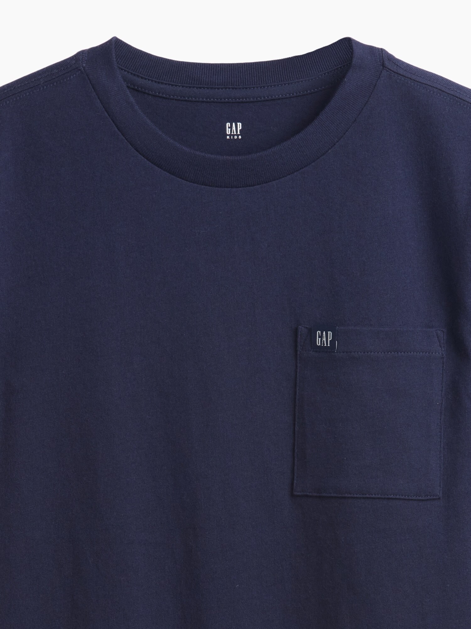 Camiseta de niño básica manga larga - Gap - Azul oscuro Azul oscuro-3
